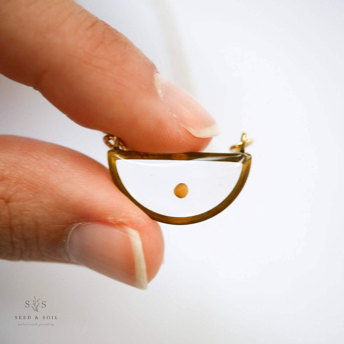Mustard Seed Necklace - Demi Lune Faith Jewelry: 18"