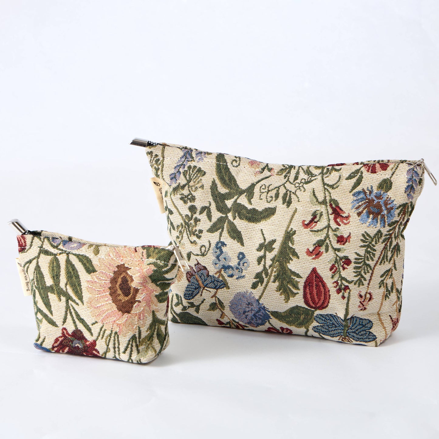 Botanical Toiletry Bag - Travel-Friendly Cosmetic Bag