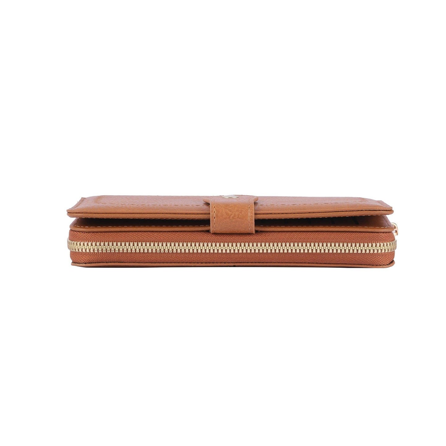 The Rachel Vegan Leather Wallet: Tan