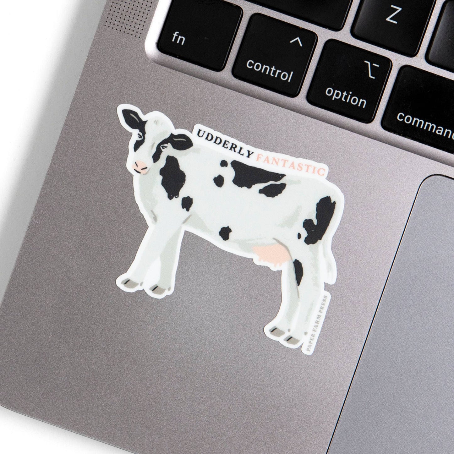 Udderly Fantastic Cow Decal Sticker
