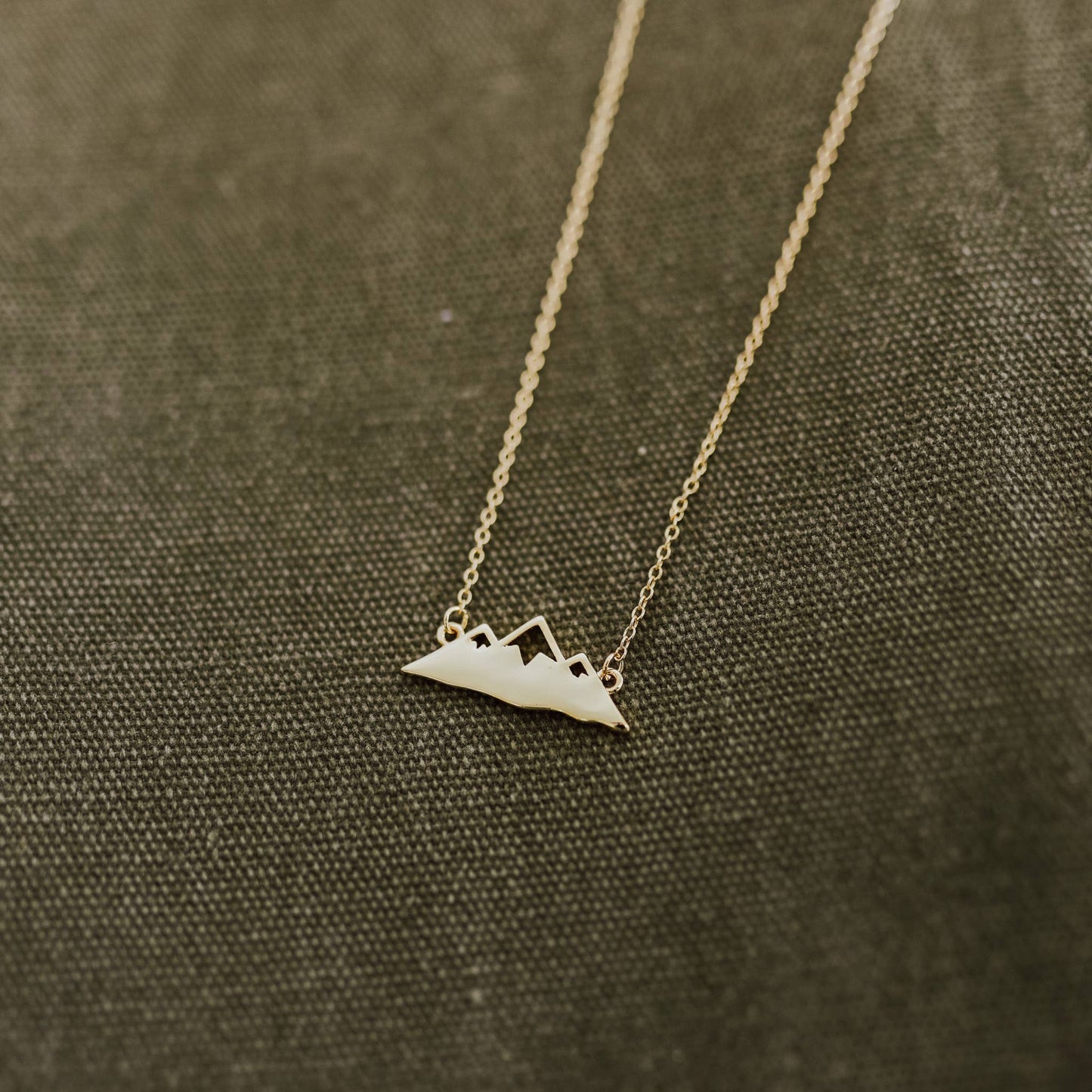 Mountain Necklace -  Silver