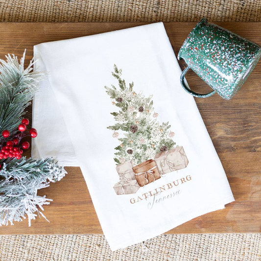 A Simply Blessed Christmas Kitchen towel