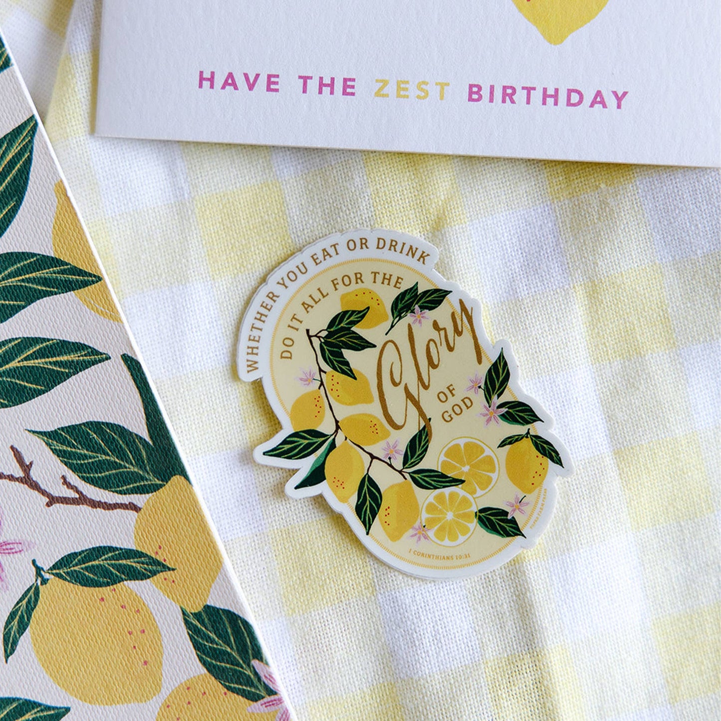 Lemon Faith Decal Sticker