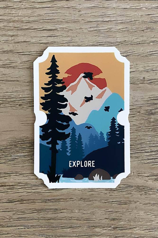 Explore Sticker