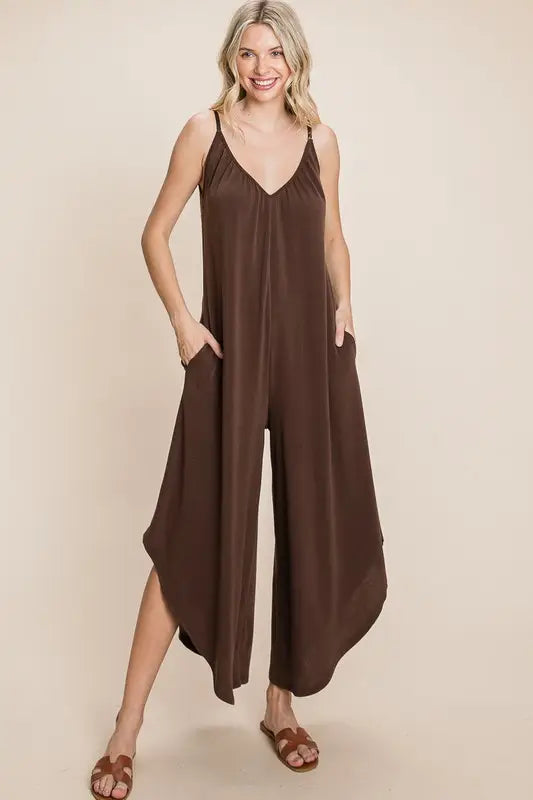 The Addison Jumpsuit (Small-3X) - Brown