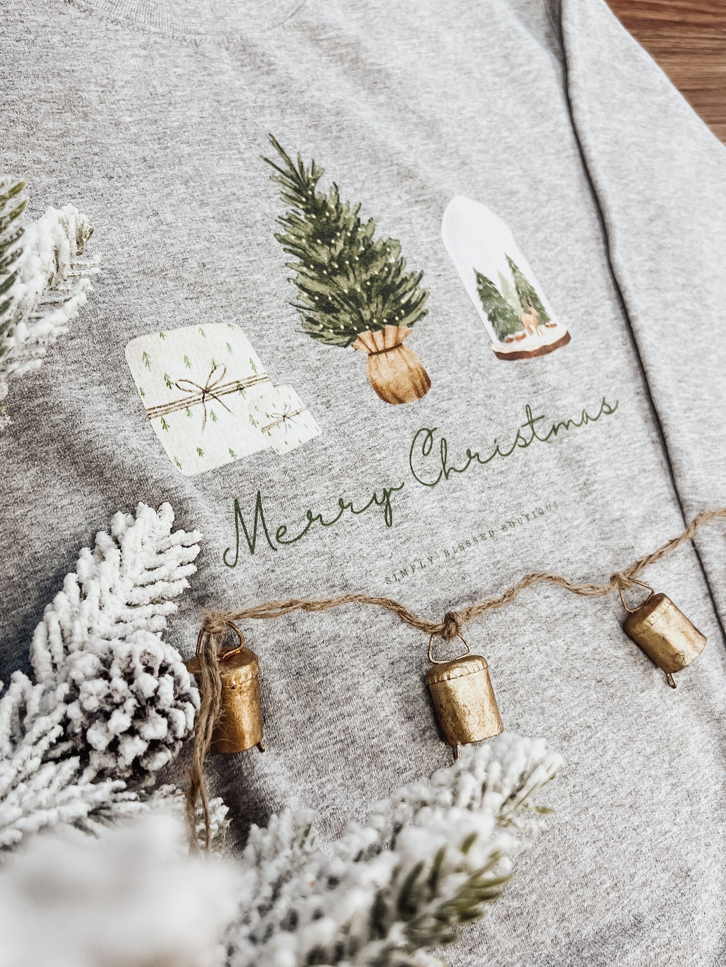 Simply Blessed Christmas Sweatshirt