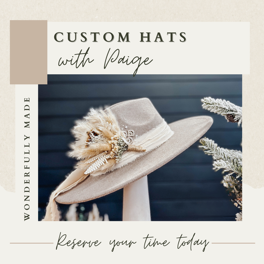 Custom Hats with Paige