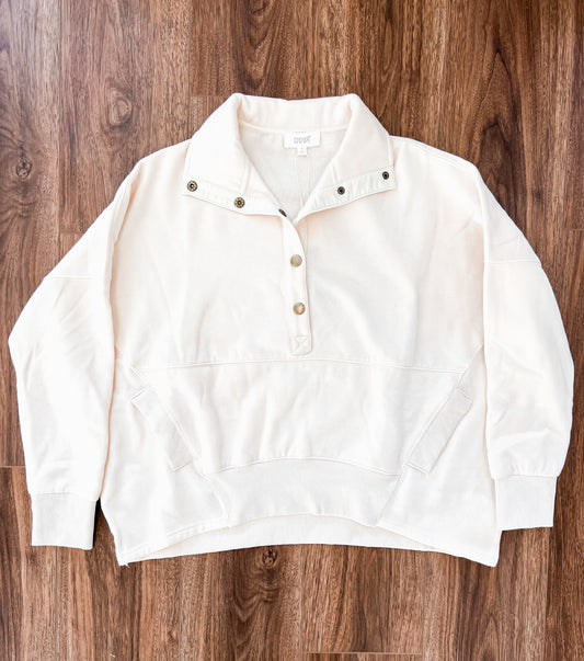 The Lanie Cream Pullover