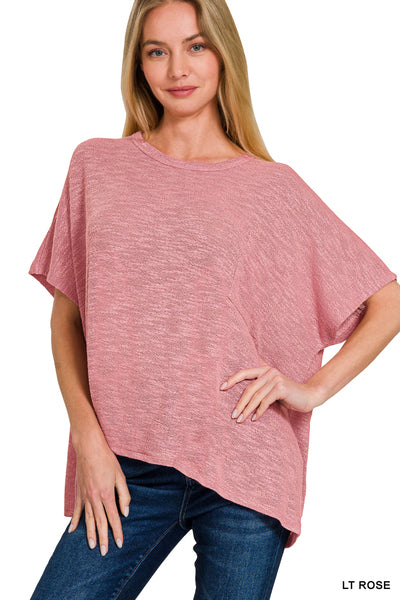 The Zenana HACCI TOP - Rose (S-3X)