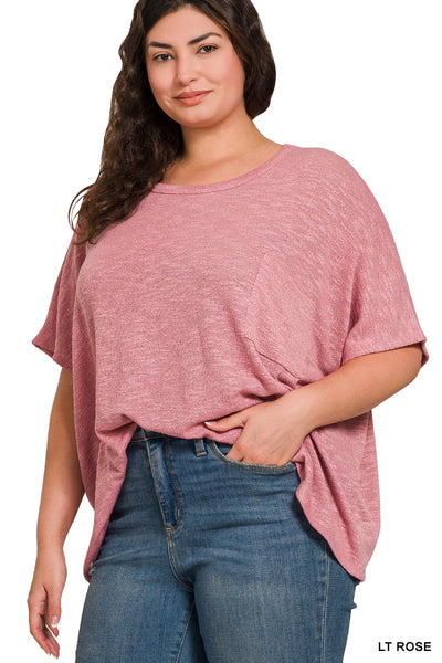 The Zenana HACCI TOP - Rose (S-3X)