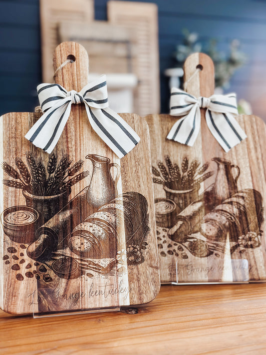 Custom City/State Homestead Cutting Board - 14x8