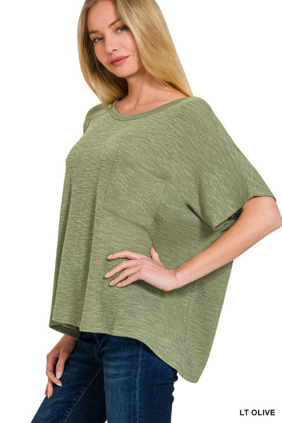 The Zenana HACCI TOP - Olive (S-3X)