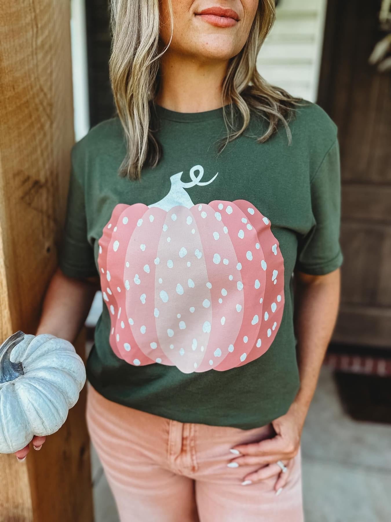 Blush Pumpkin Graphic Tee