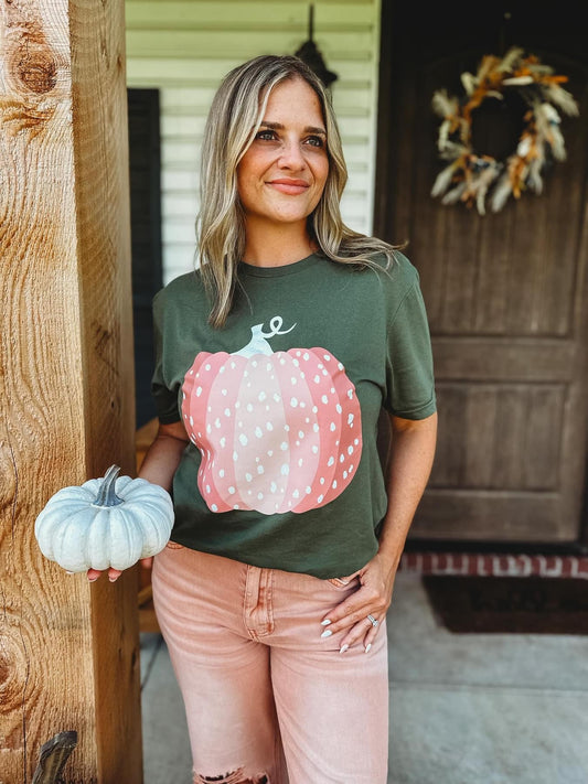 Blush Pumpkin Graphic Tee