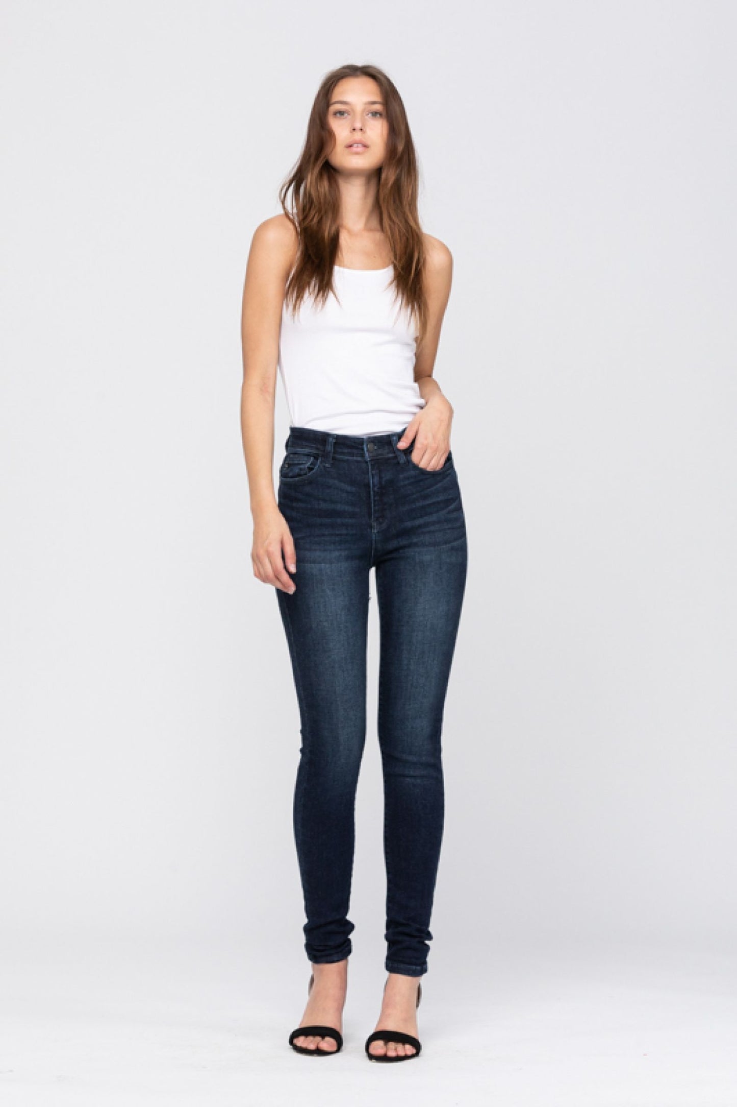 Judy Blue HR Super Dark Skinny