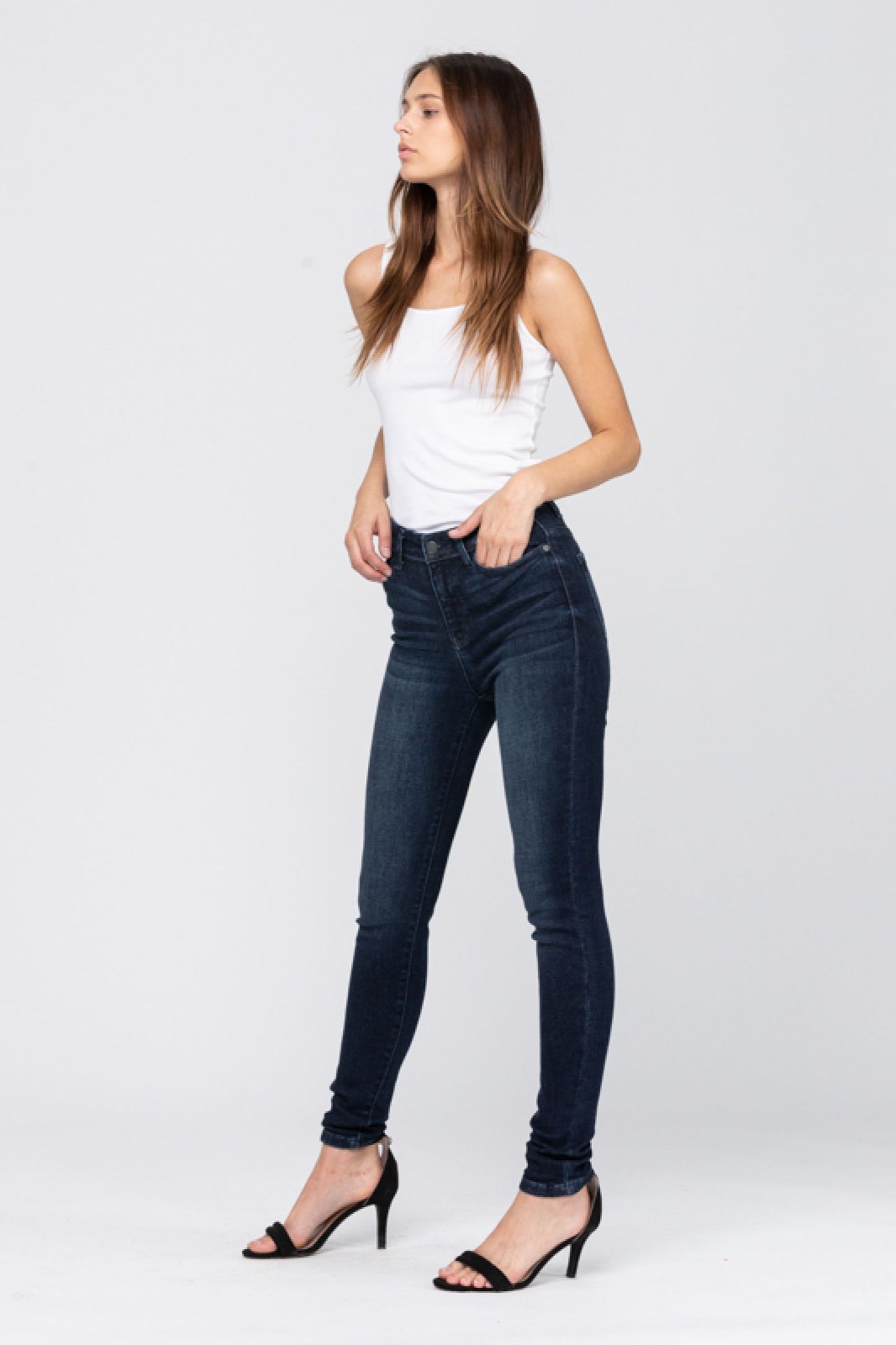 Judy Blue HR Super Dark Skinny