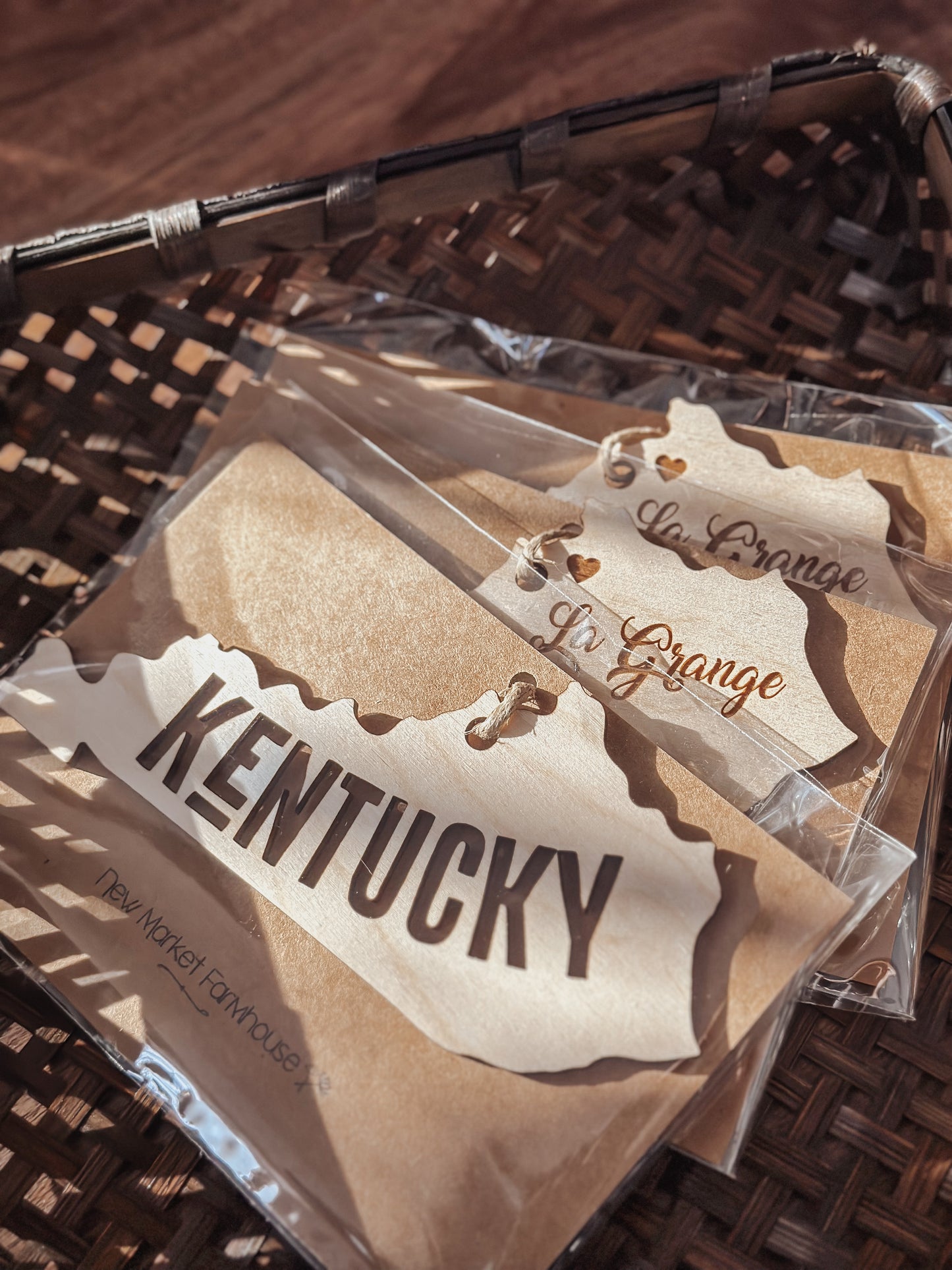 Kentucky Wood Ornaments