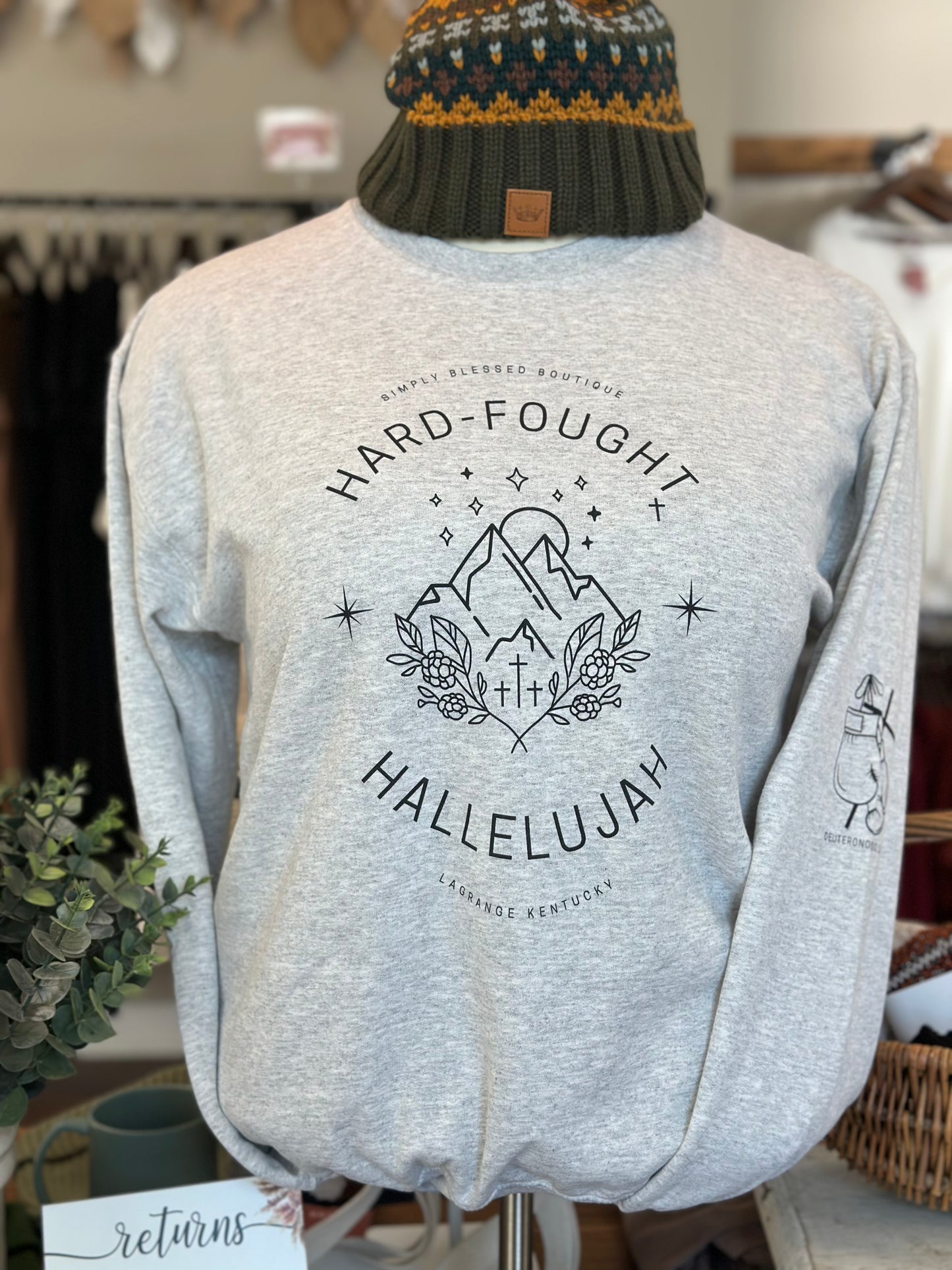 Hard-fought Hallelujah Sweatshirt