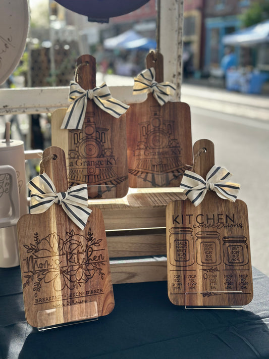 Simply Blessed Custom Cutting board - 12X6