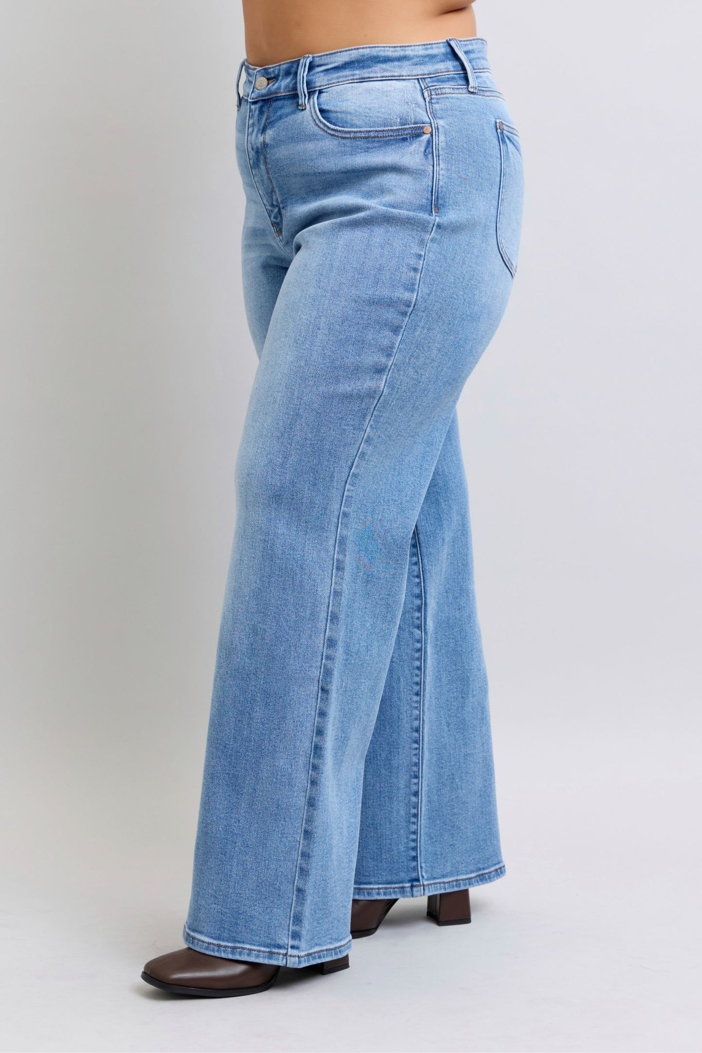 Judy Blue HW Vintage Wash Wide Leg (Sizes 3-24)