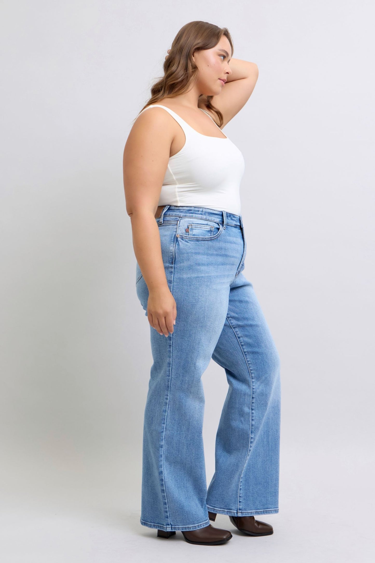 Judy Blue HW Vintage Wash Wide Leg (Sizes 3-24)