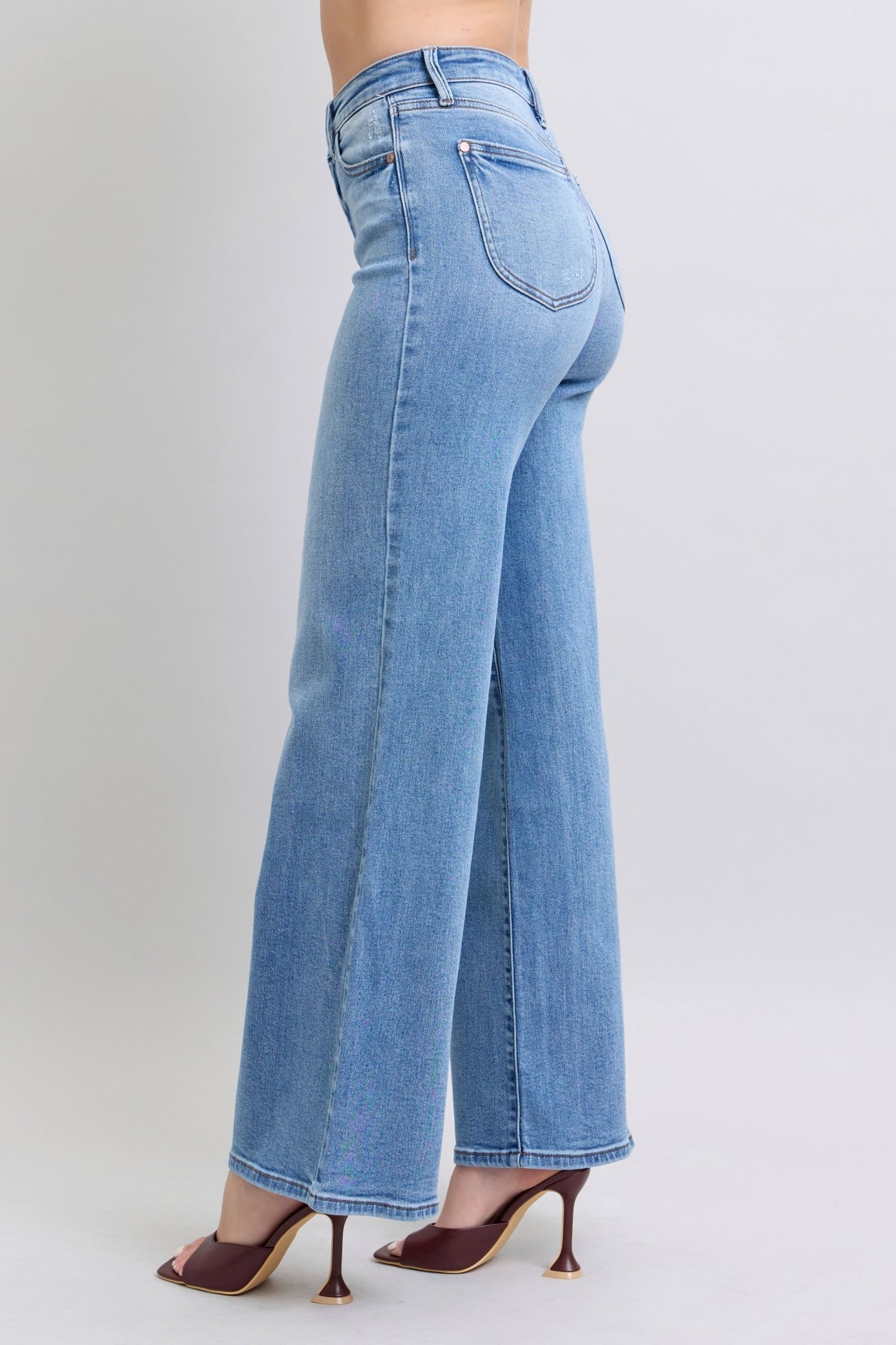 Judy Blue HW Vintage Wash Wide Leg (Sizes 3-24)