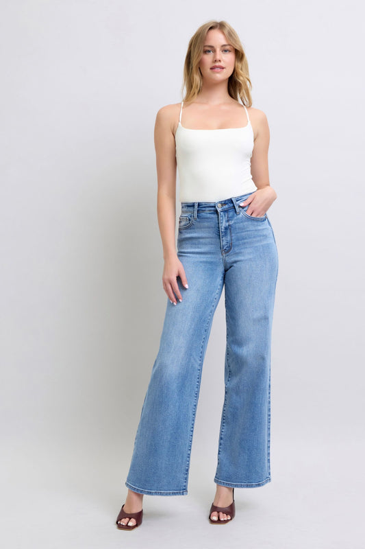 Judy Blue HW Vintage Wash Wide Leg (Sizes 3-24)