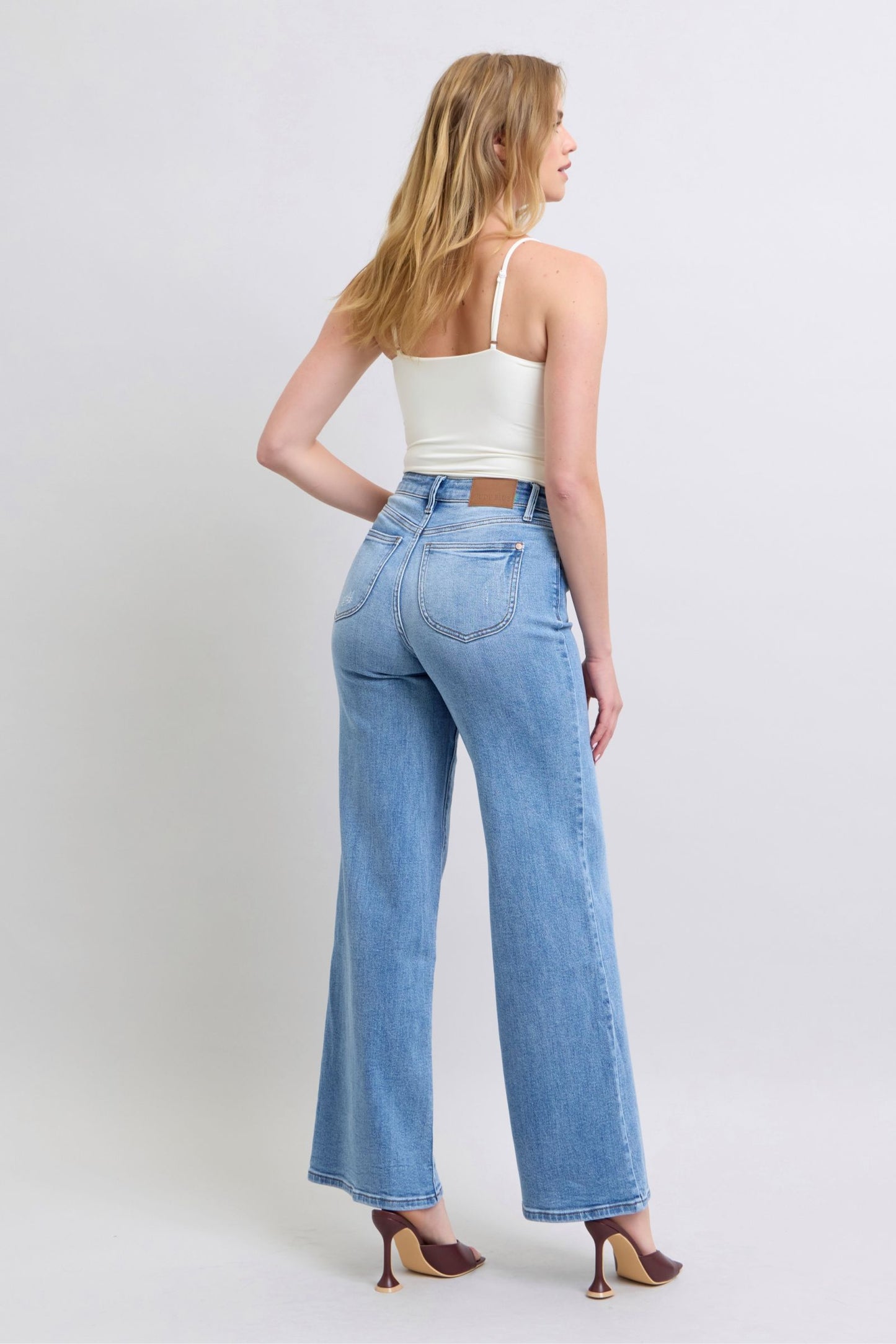 Judy Blue HW Vintage Wash Wide Leg (Sizes 3-24)