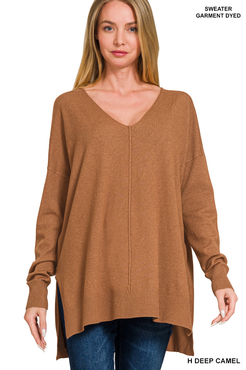 The Harmony Sweater - Deep Camel (S-3X)