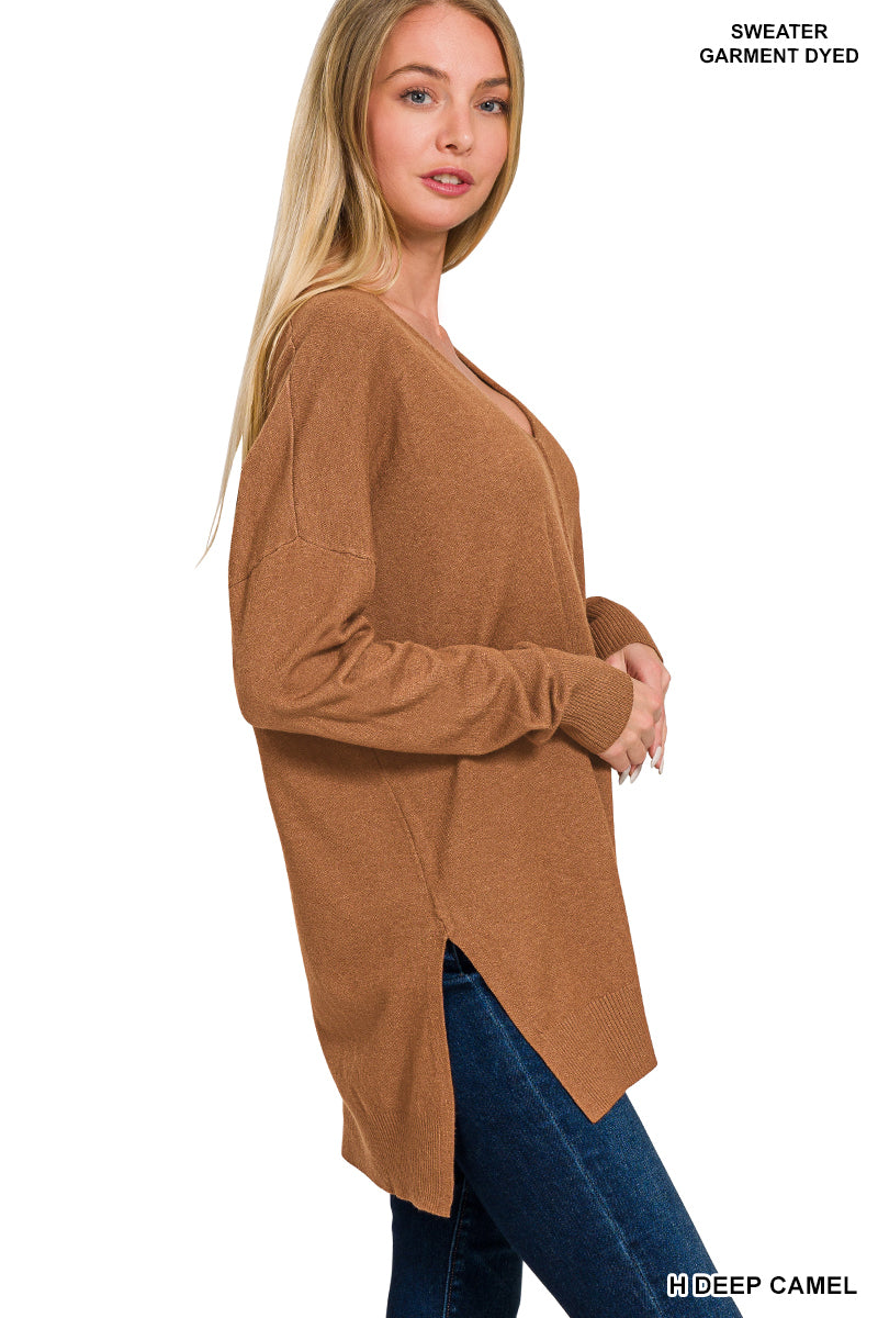 The Harmony Sweater - Deep Camel (S-3X)