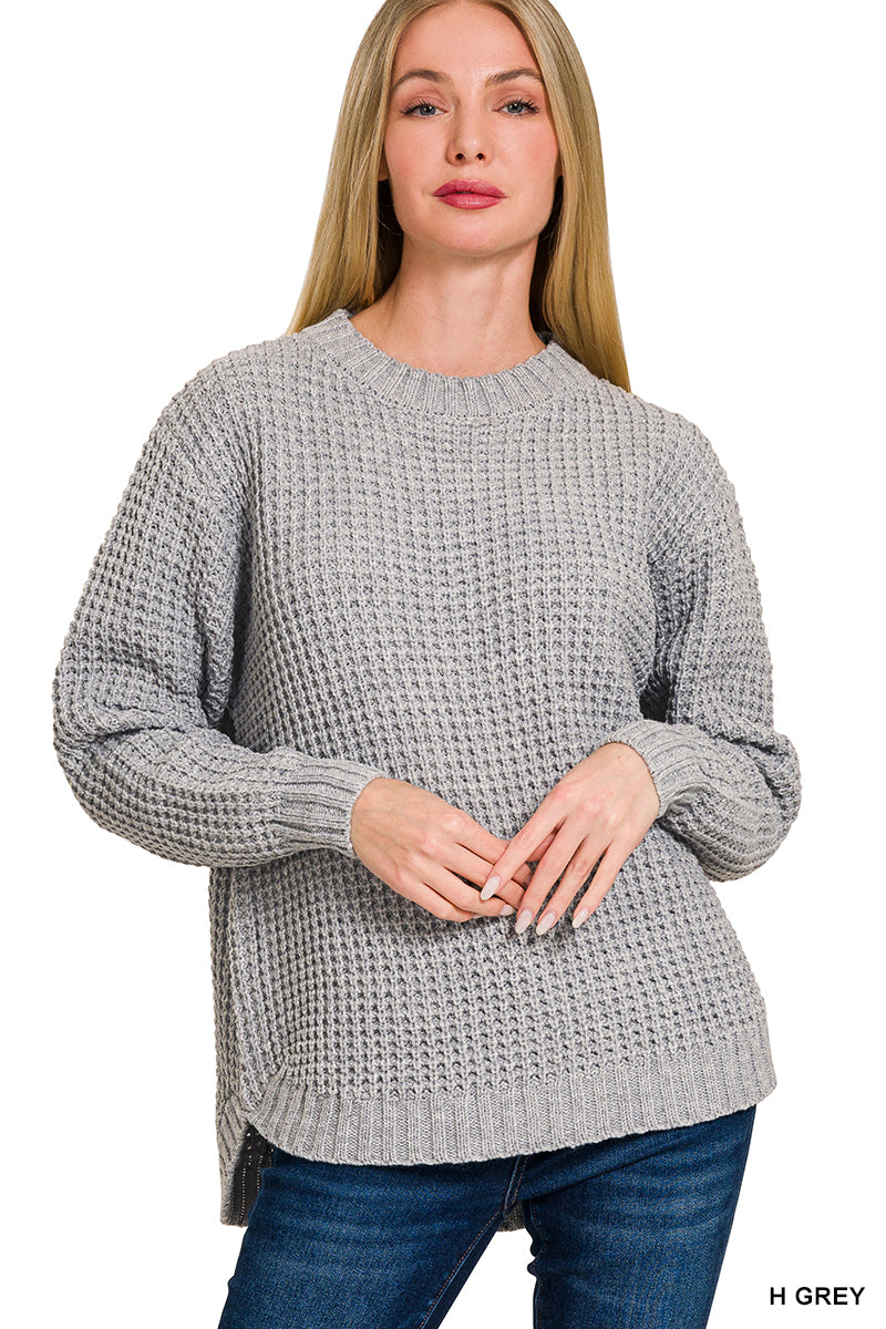 The Madison knit Sweater - Grey