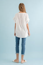 Load image into Gallery viewer, The Mia Boho off-white Top  (S-3X)
