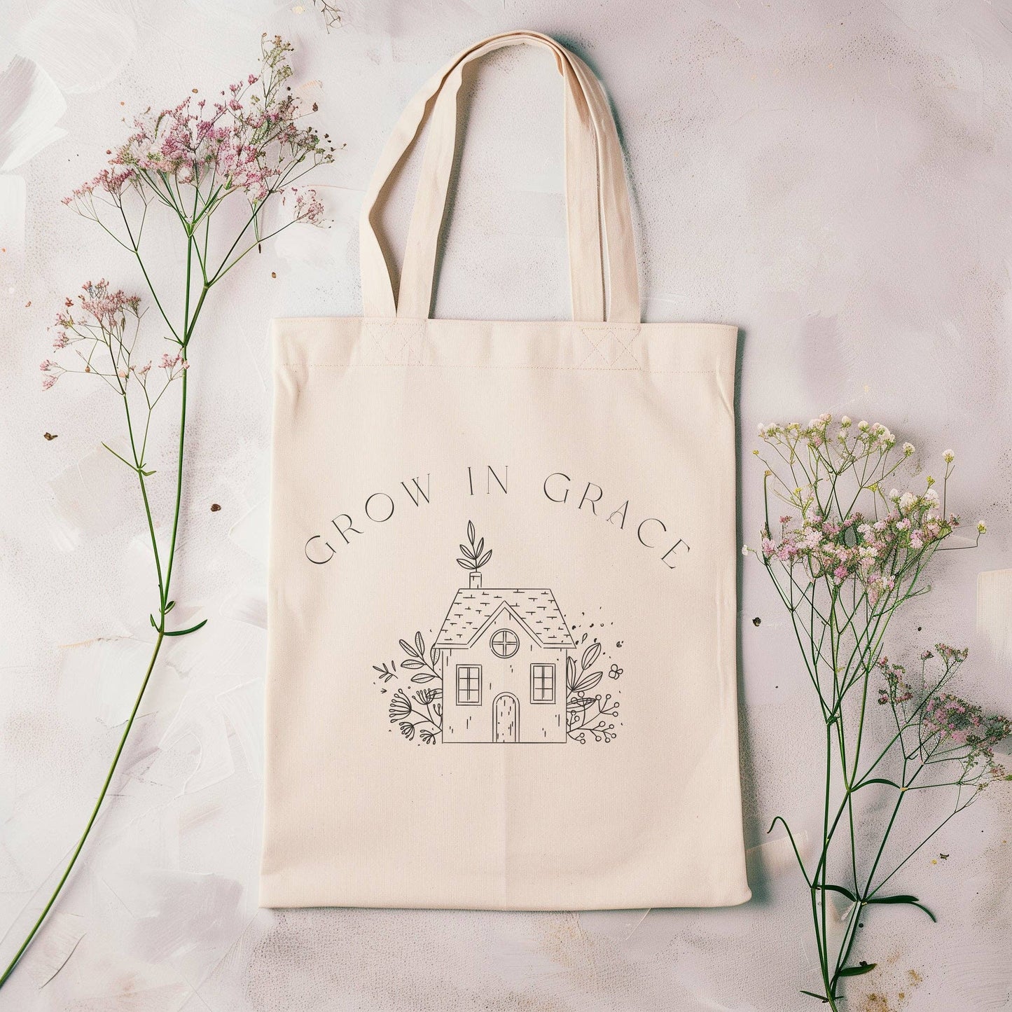 Grow In Grace Tote Bag