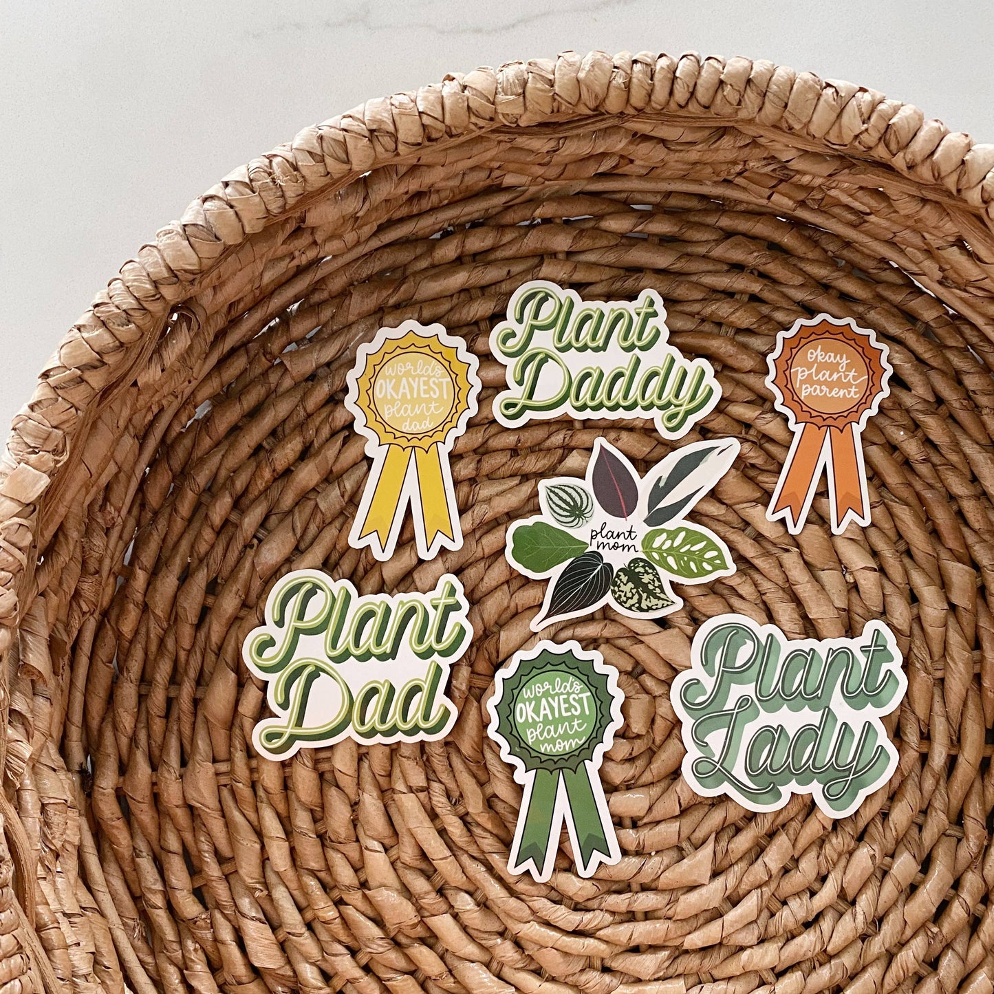 Plant Lady Script CLEAR Sticker