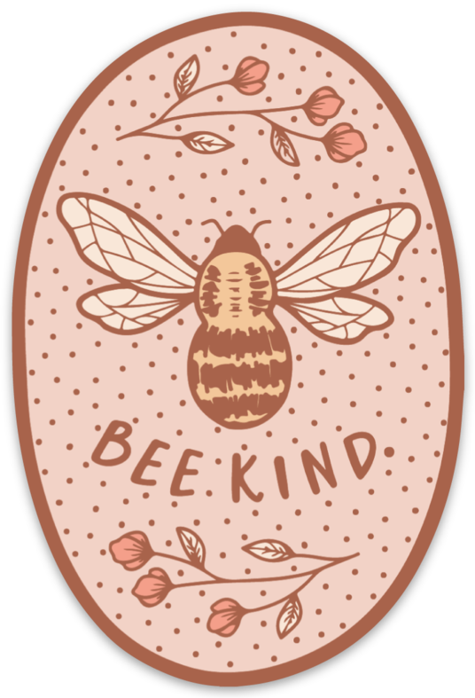 Bee Kind Vinyl Sticker