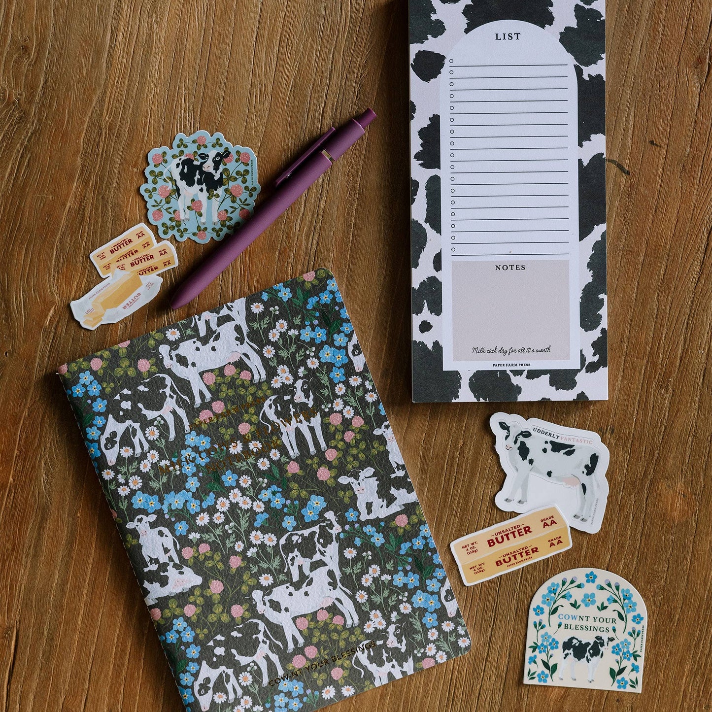 Udderly Fantastic Cow Decal Sticker