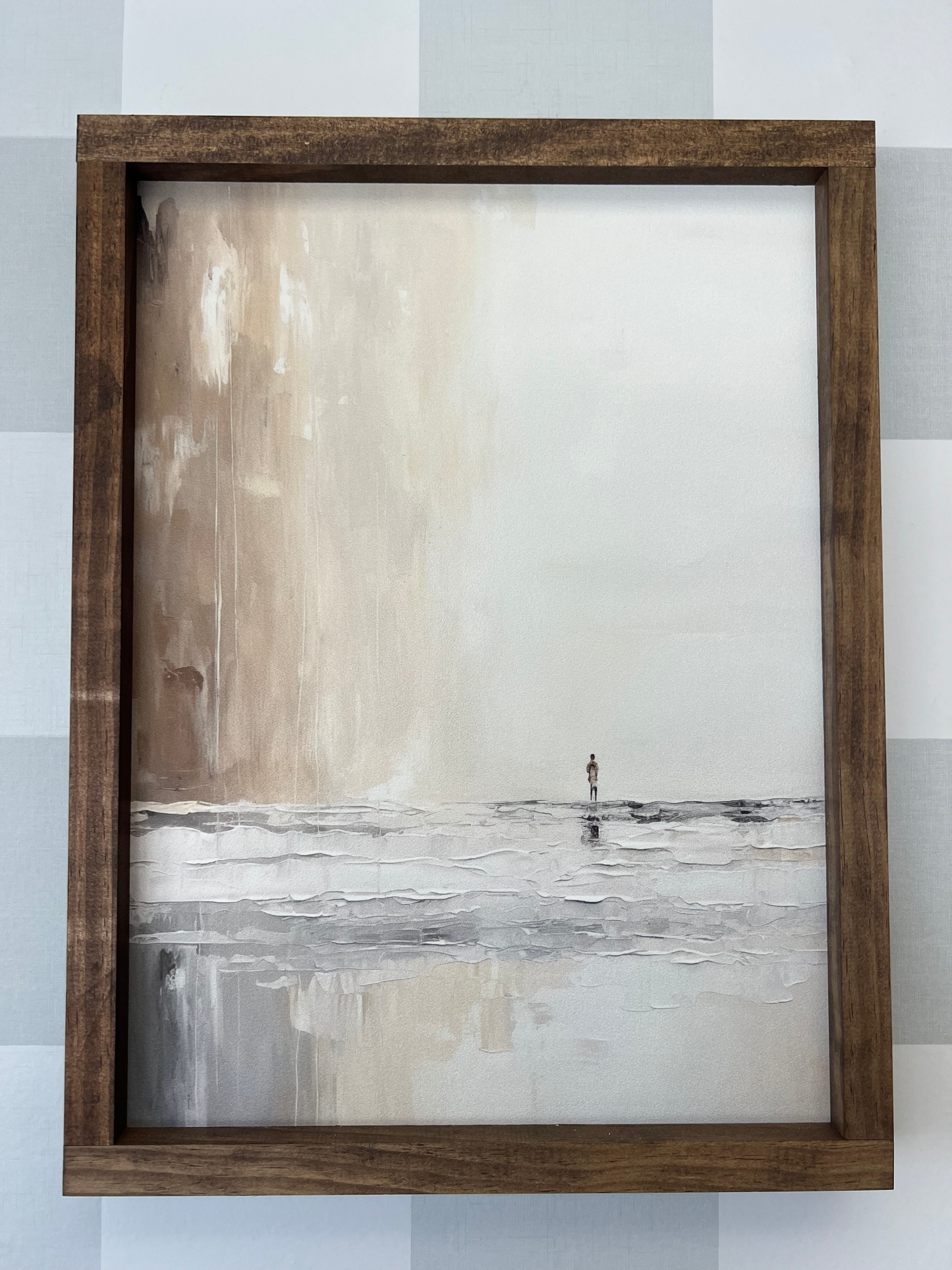 Ocean's Gaze : Dark Walnut / 8x12"