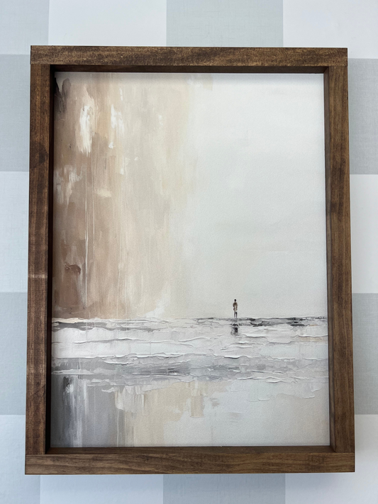 Ocean's Gaze : Dark Walnut / 8x12"
