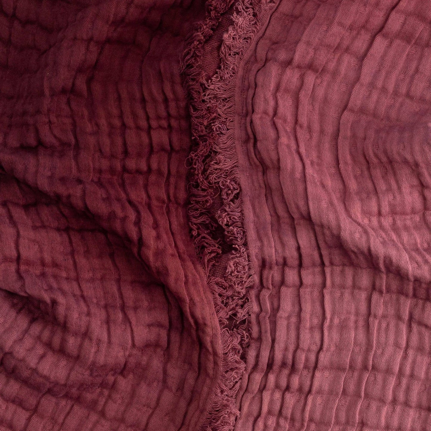 Orchid Ombre Muslin Blanket