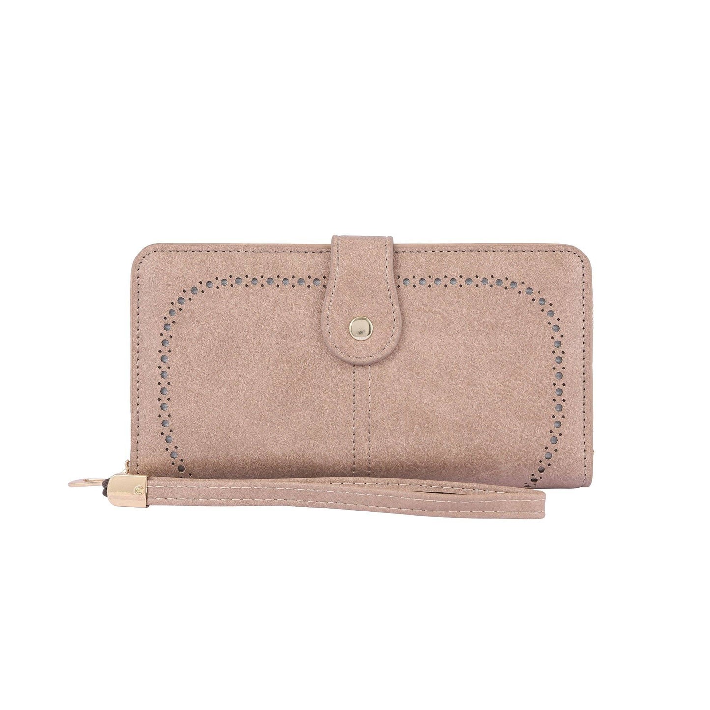 The Rachel Vegan Leather Wallet: Tan