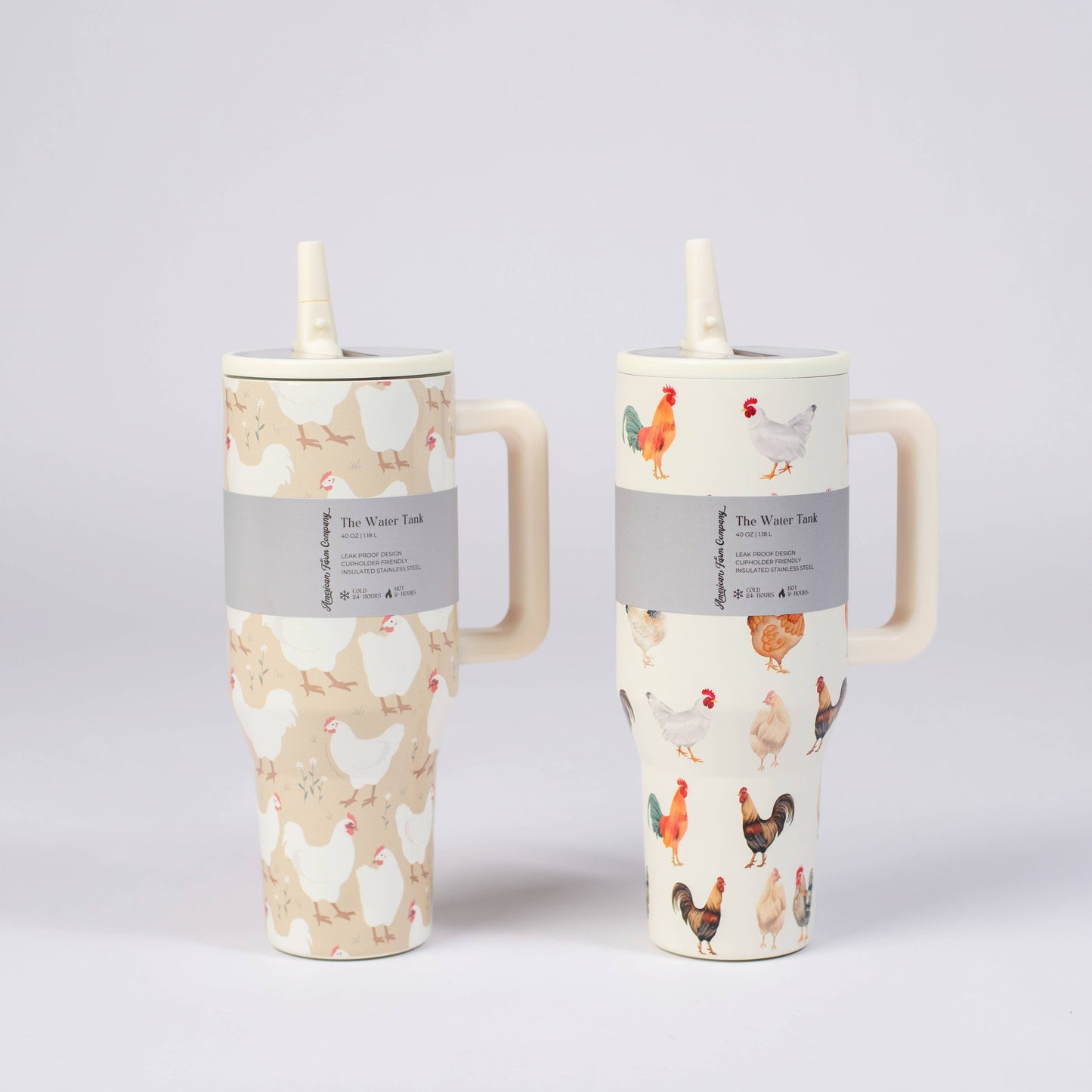 Chicken 40oz Spill Proof Insulated Tumbler