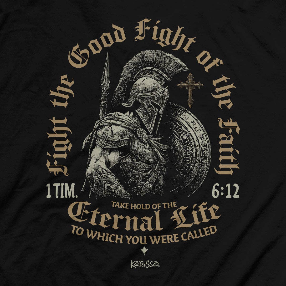 Men's Christian T-Shirt Fight The Good Fight