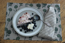 Load image into Gallery viewer, Artichoke Dark Slate Placemats set of 4
