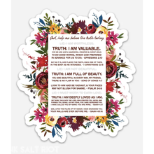 Load image into Gallery viewer, Biblical Affirmations Mirror Cling
