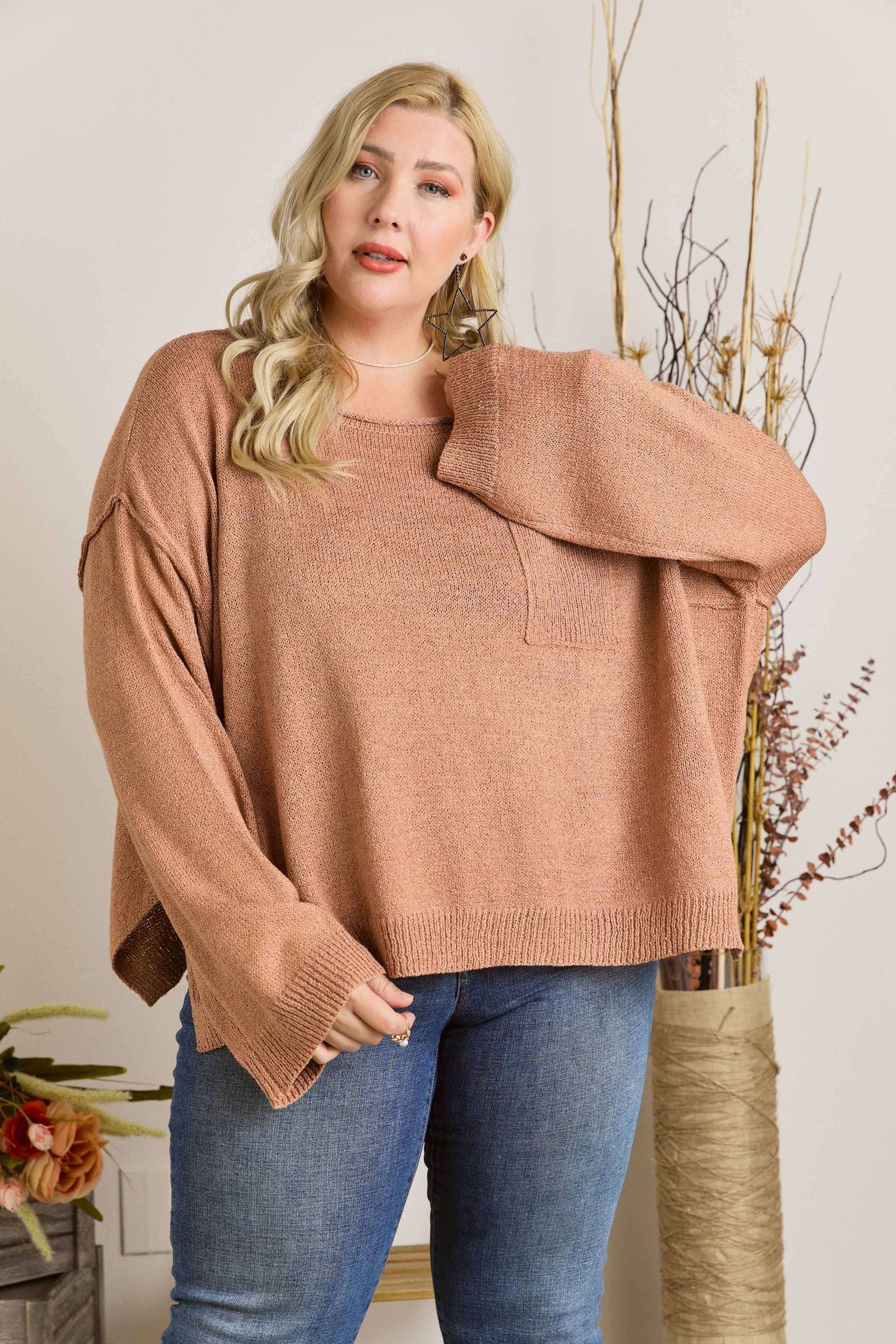 The June Knit Sweater (Caramel)