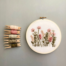 Load image into Gallery viewer, Hand Embroidery Kit - Meadow in Blush &amp; Olive
