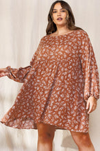 Load image into Gallery viewer, The BRITTANY Babydoll Long sleeve Dress
