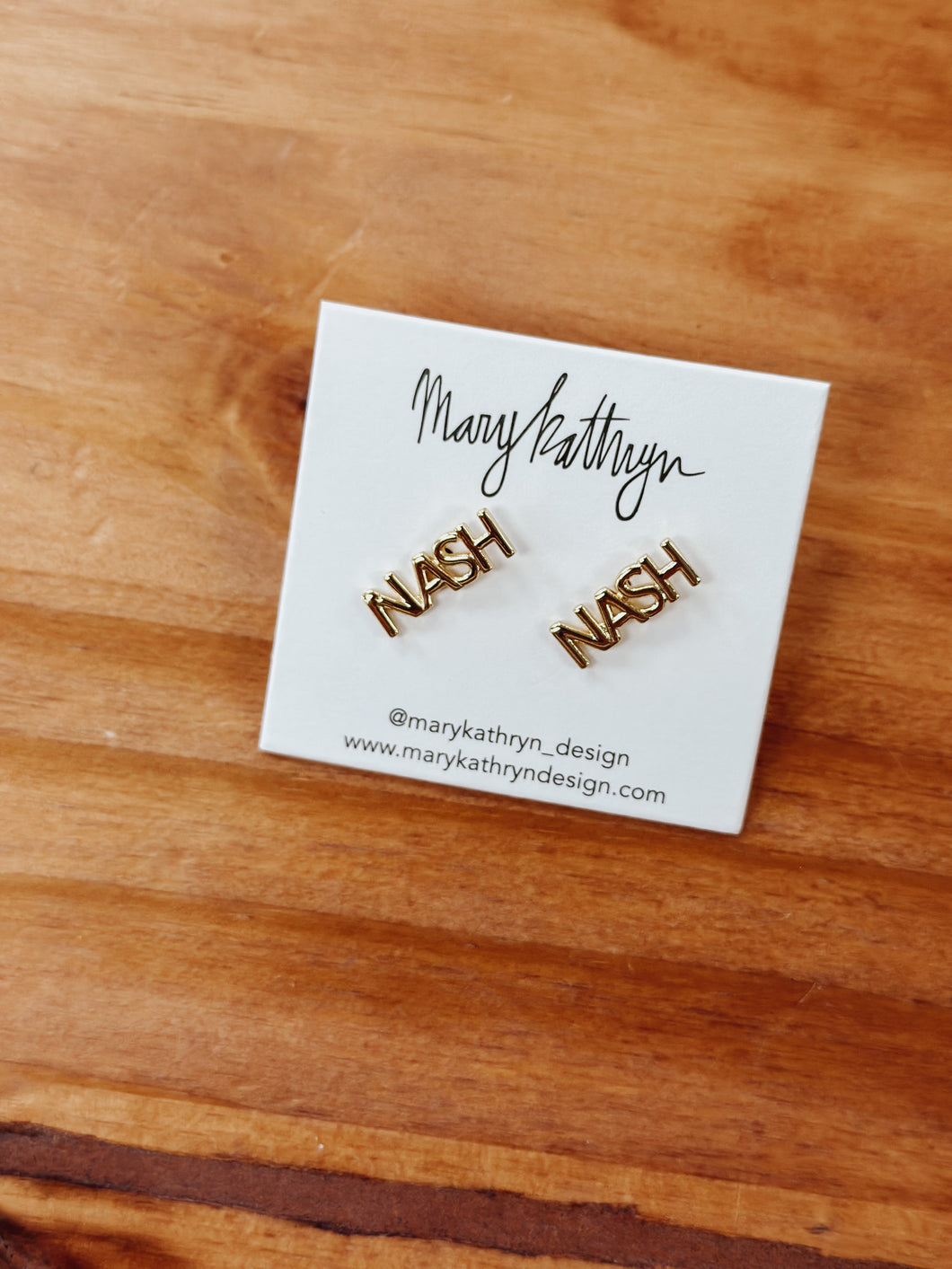 14k Gold Plated “NASH” Earrings