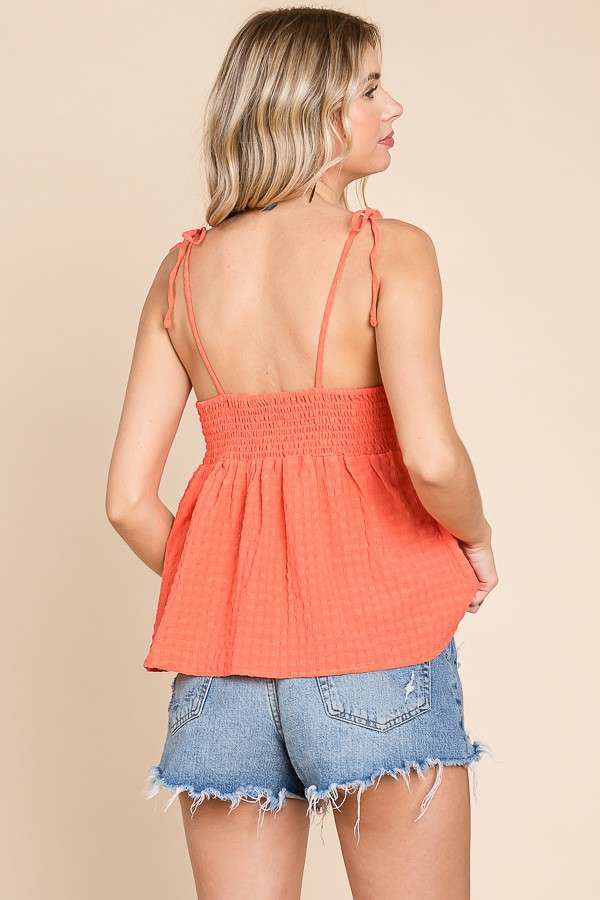 The Lainy Cami Top (Sugar Coral)