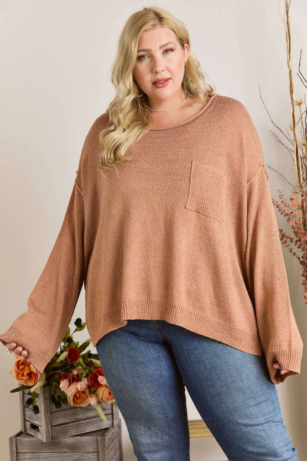 The June Knit Sweater (Caramel)